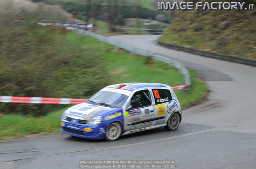 2008-04-19 Rally 1000 Miglia 0521 Moricci-Garavaldi - Renault Clio RS